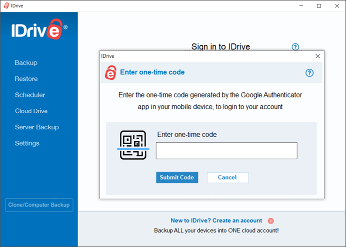 IDrive for Windows