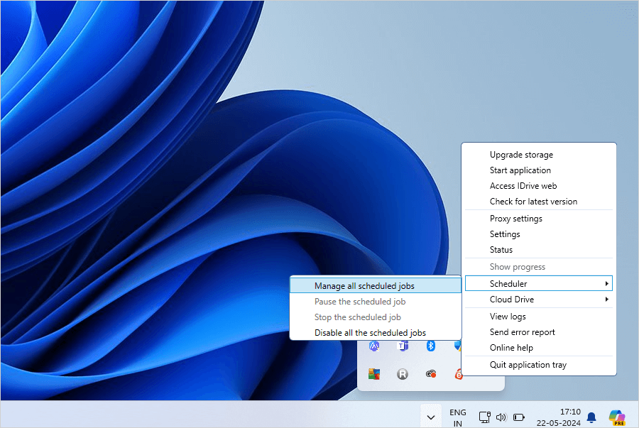 Manage Jobs Drop Down Sync