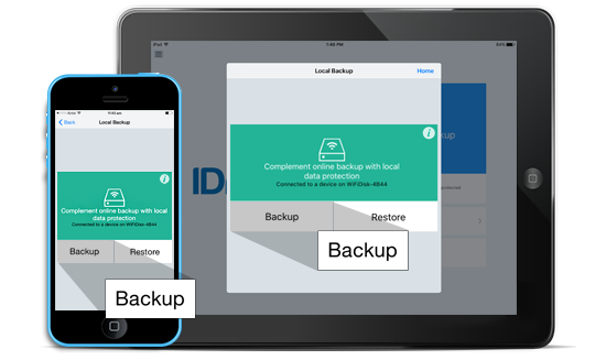 Mobile Wifi Local Backup