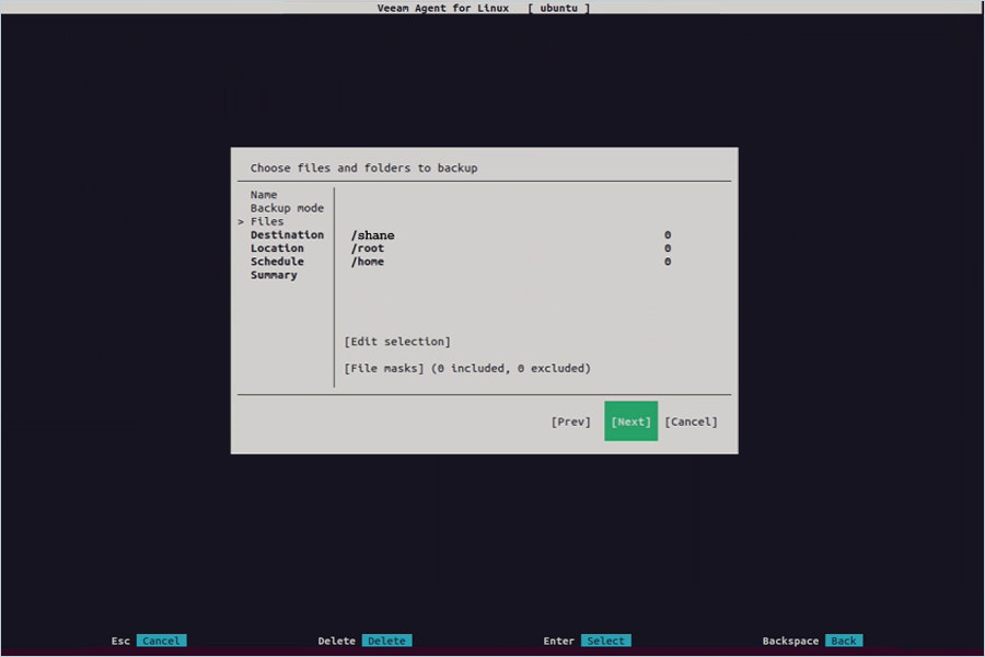 IDrive e2 with Veeam Standalone Linux