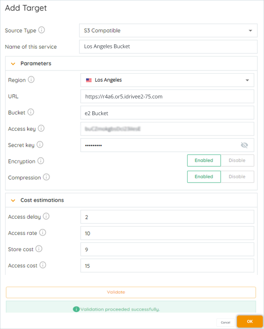 click ok validation