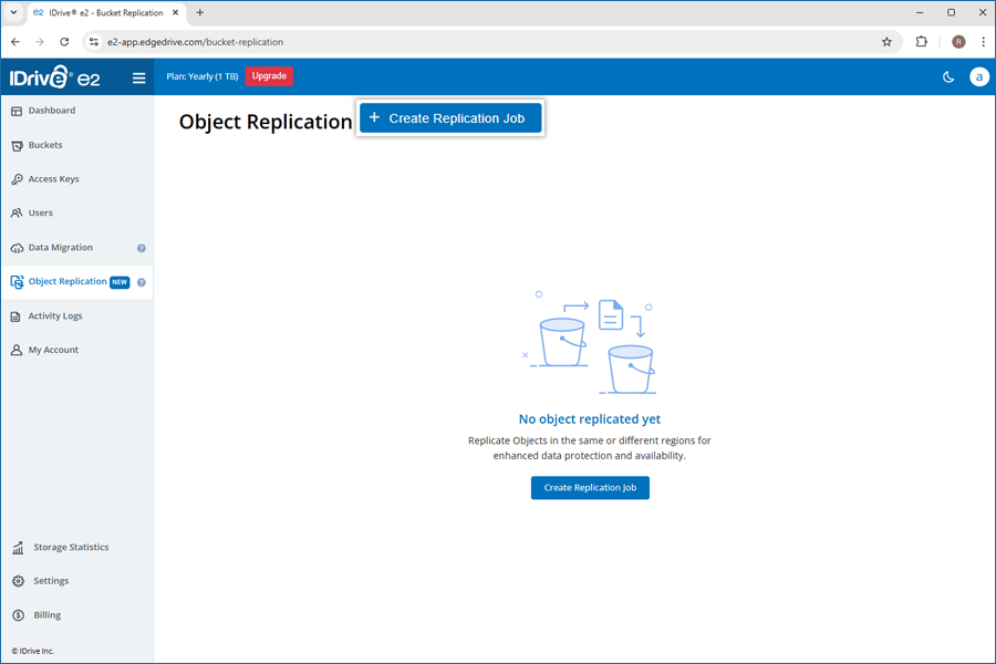 Start Cloud Replication