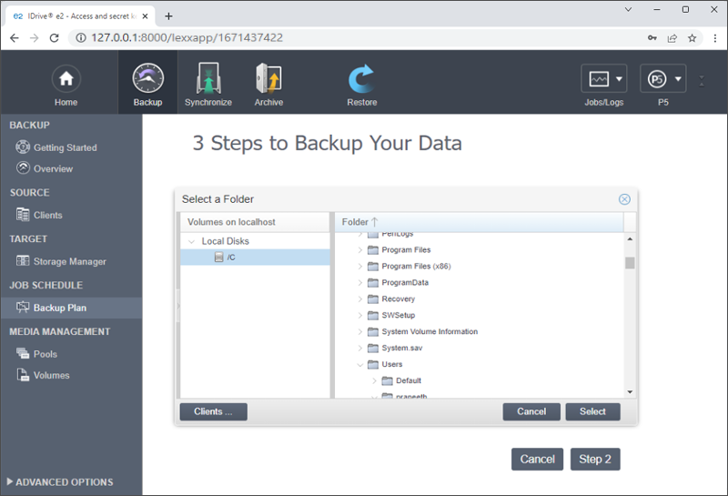 Select Folder