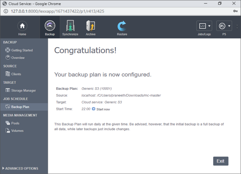 Integration Successful