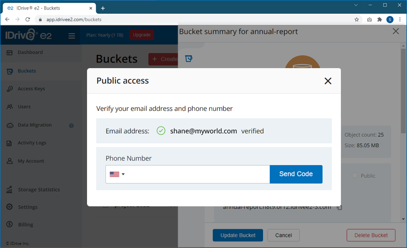 FAQ dashboard - Phone OTP verification screen