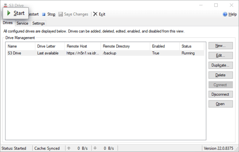 IDrive e2 with nsoftware s3drive
