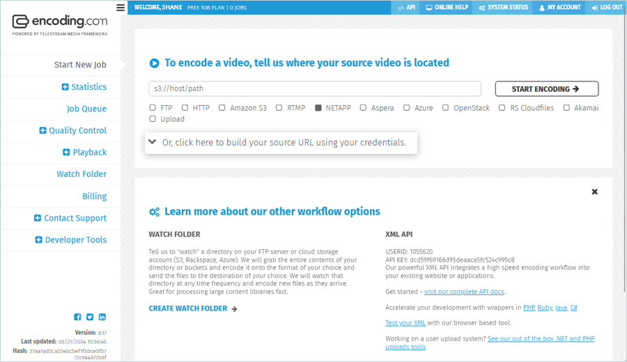 Vantage Gateway - click here arrow