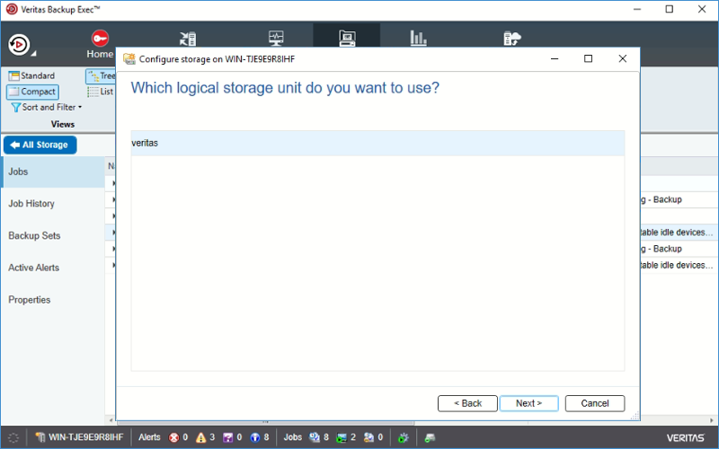 IDrive e2 with veritas backup Exec