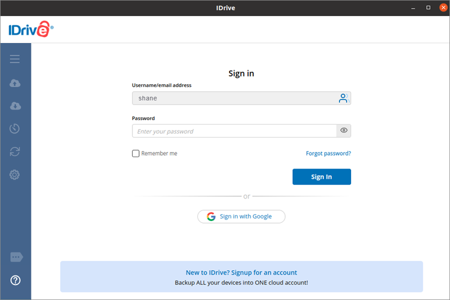 How do i get started with idrive linux