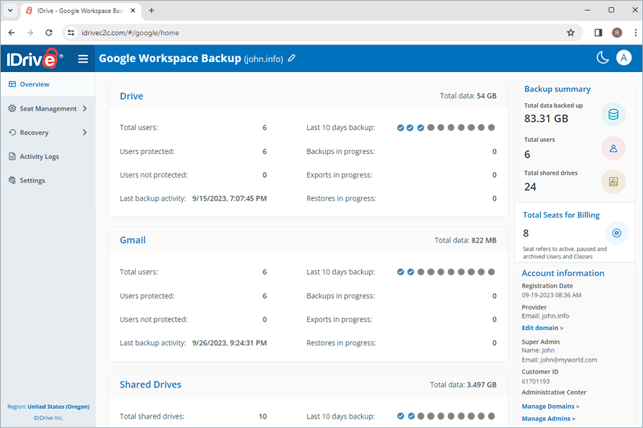  view client wise status