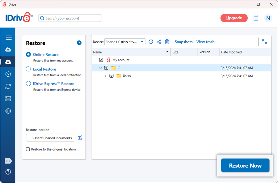 Ide Winwifi Restore