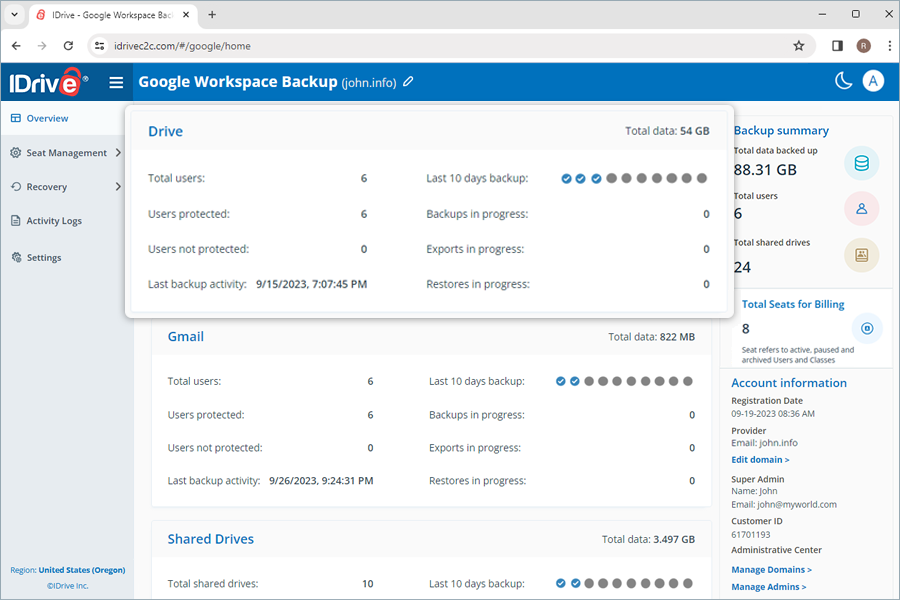  view client wise status