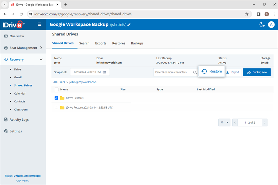  view client wise status